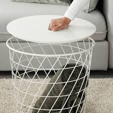 If you have a material of choice, look through a wide range of tables in different materials like marble, glass, wood, and metal. Kvistbro Storage Table White 44 Cm Ikea