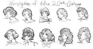 Hairstyles Of The 20th Century Hair Styles 20th Century Drawing People