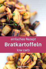 Knusprige Low Carb Bratkartoffeln Rezept Rezepte Gemuse Rezepte Abnehmen Gesunde Rezepte