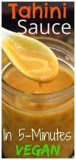 Simple 5 Minute Tahini Sauce Recipe Tahini Sauce Vegan Sauce Recipes Tahini