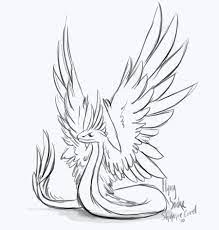 Winged Snake Sketch By Anuxinamoon On Deviantart Snake Sketch Snake Drawing Snake Art