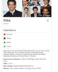 (date à préciser) étymologie manquante ou incomplète. Mika At Rugby Final Stade De France Paris 2 June 2018 Page 3 Before The Show Mika Fan Club