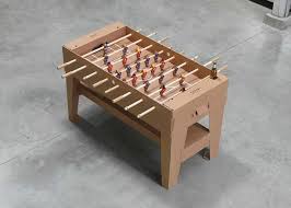 Kartoni Cardboard Foosball Table By Kickpack Cardboard Furniture Foosball Table Cool Tables