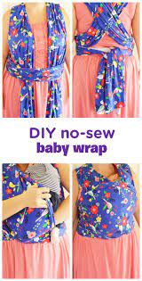 How To Make Your Own No Sew Moby Wrap Diy Baby Carrier Diy Baby Wrap Baby Swaddle