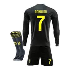 Ronaldo juventus jersey xl 2018 2019 home shirt kit cf3489 football adidas. New Season 18 19 Juventus 7 Ronaldo Away Kids Youth Long Sleeve Soccer Jerseys Shorts Socks Black Co18l3tyi5k Size 7 8years Old T Shirt And Shorts Sports Shirts Jersey Shorts