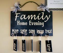 Simple Family Home Evening Chart Family Home Evening Home