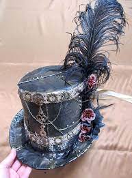 Diy Duct Tape Steampunk Top Hat Steampunk Diy Project Ideas Decor And Clothing Maritmevintage Com Steamp Steampunk Diy Costume Steampunk Top Hat Steampunk Top