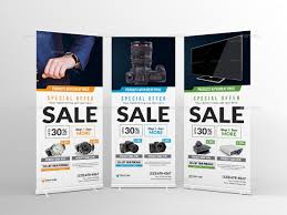 Product Rollup Banner Signage Design V1 Signage Design Rollup Banner Brochure Design Template