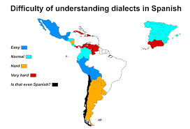 Difficulty of understanding Spanish accents : rMapPorn