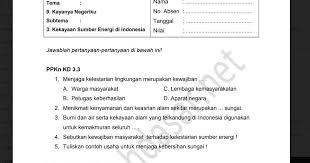 Soal ulangan atau soal penilaian harian yang dilaksanakan di semester 2 kelas 4 tema 9 subtema 3 di atas belum ada kunci jawabannya. Soal Ulangan Harian Kelas 4 Tema 9 Subtema 1 Sekolahdasar Net