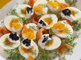 Harte Eier Mit Kaviar Und Lachs Rezept Eat Smarter