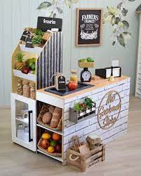 A L I C I A On Instagram Kmart Supermarket Hack Now The Gourmet Store Swipe For More Photo Kids Grocery Store Toddler Playroom Kids Playroom Storage