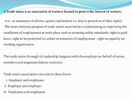 The main article for this category is trade unions in malaysia. Trade Unions Objectives Challenges Advantages Features Financing R