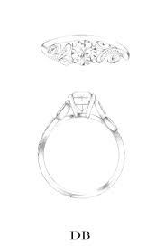 Adonis Rose Solitaire Ring De Beers Jewelry Drawing Jewelry Rendering Jewellery Sketches