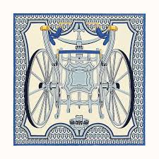 Les Roues De Phaeton Scarf 90 Silk Accessories Silk Twill Hermes Accessories