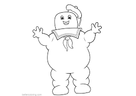 Ghostbusters coloring pages | the sun flower pages. Coloring Book Stay Puft Marshmallow Man Coloring Page Novocom Top