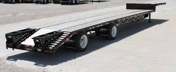 A step deck trailer is a popular and versatile trailer in trucking industry for open platform equipment. Drop Deck Trailers Steel Combo Aluminum Step Decks Jet Company