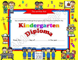 Recognize someone special with free certificate templates from office. Kindergarten Diplomas Certificates Graduation Invitations Lessons For Little Ones By Tina O Block