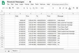 =start time + (n seconds / 86400) add 700 seconds: How To Receive Sms Messages Into Google Sheets With Apps Script And Twilio