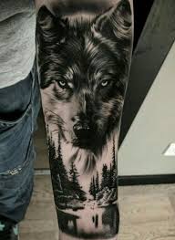 42 Fabulous Wolf Tattoo Design Ideas Suitable For Anyone Loves Spirit Animal In 2020 Wolf Tattoo Sleeve Wolf Tattoos Animal Tattoos