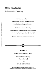 Pdf Free Radicals In Inorganic Chemistry Sy Lee