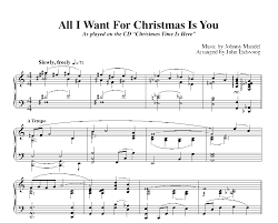 Browse our 77 arrangements of christmas time is here. sheet music is available for piano, voice, guitar and 36 others with 26 scorings and 6 notations in 20 genres. All I Want For Christmas Is You Sheet Music Sky Blue Music Online Store