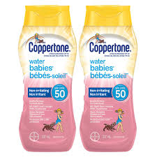 Coppertone Water Babies Sunscreen Lotion Spf 50 Non Irritating Lotion For Baby S Sensitive Skin Walmart Canada