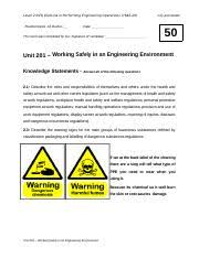 Plus, get informed on issues of sexual safety, hazing, and binge drinking. Unit 201 Written Answers Sheet 1 Docx Level 2 Nvq Diploma In Performing Engineering Operations 7682 20 Student Name Ali Ibrahim Date This Work Was Course Hero