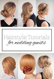 In terms of wedding hair or ceremony hair, the hairstyles collected remain a classic, sophisticated and very elegant look. Top 5 Hairstyle Tutorials For Wedding Guests Hair Romance