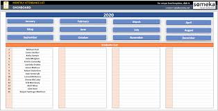 Fillable and printable attendance sheet 2021. Attendance Sheet Template In Excel Free Download