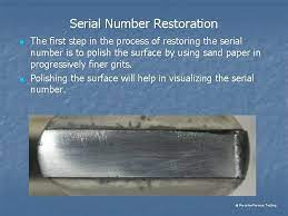 Serial Number Restoration Serial Number A Unique Number