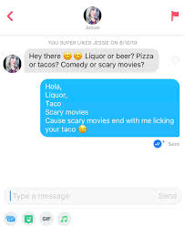 I Was Blocked For This Response Her Profile Said Send Your Best Pick Up Lines Tinder