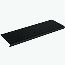 Vpi Black Jet 12 5 X 48 X 1 8 Smart Step Vinyl Regular Round Nose Stair Tread At Menards