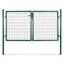 Serrure pour portillon de jardin locinox pour profil carré de 40 mm vert ral 6005 Portillon Double Pour Cloture Grillagee Vert 200 X H 100 Cm Castorama