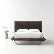 This bed frame eliminates the need for a box spring and still provides even and reliable support for your memory foam, spring, latex, or hybrid mattress. Modern Queen Beds Allmodern