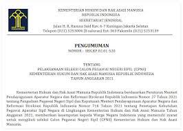 Maybe you would like to learn more about one of these? Pengumuman Cpns 2021 Kemenkumham