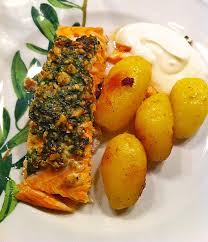 Lachs Mit Parmesan Krauter Walnuss Kruste Von Renimo Chefkoch Rezept Rezepte Leckeres Essen Silvester Essen