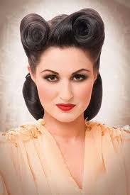 Rockabilly 50s 20s 40s Rockabilly Frisur 50er Jahre Frisur Lange Haare