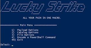 Luckystrike A Powershell Based Utility For The Creation Of Malicious Office Macro Documents Image Apps Malicious Latest Technology News