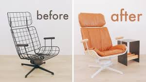 Outdoor furniture has not always been historically well documented. Vintage Eames Style Lounge Chair Restoration Upcycle Youtube