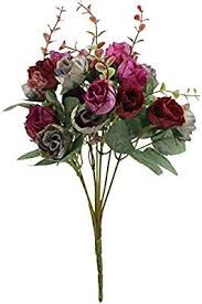 Maybe you would like to learn more about one of these? Amazon Com Mexud 21 Head Artificial Silk Flower Rose Leaf Home Party Decor Wedding Bridal Bouqu Wedding Bridal Bouquets Bridal Bouquet Artificial Silk Flowers