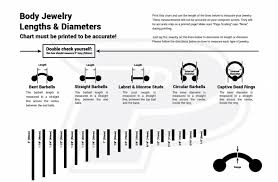 measuring body jewelry painfulpleasures inc