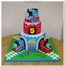 Birthday Ideas For 5 Year Old Boy Cake Ideas For 5 Year Old Boy Birthday Thomas The Train Google Search Train Birthday Cake Thomas The Train Birthday Party Trains Birthday Party