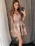 Short Two Piece Short Champagne Color Dress