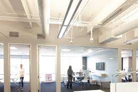 Open Ceiling Led Lighting Google Search Office Lighting Design Light Fixture Office Contemporary Office Lighting