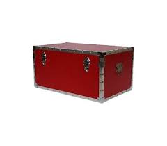 The Classic Red College Trunk Is A Fun Dorm Item That Is A Cool Supply For College Too College Trunks Are Dorm Ess College Trunks Red College College Supplies