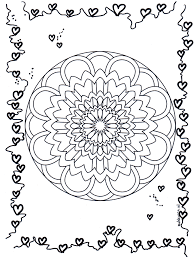 Bekijk de website met allemaal te printen of te downloaden. Liefdes Mandala Kleurplaten Valentijnsdag