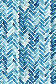 Blue Watercolor Herringbone Design On Fabric Wallpaper Or Gift Wrap This Modern Design Could Add A Playful Tou Watercolor Fabric Watercolor Wallpaper Prints