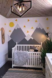 Nursery Mountain Mural On Holmes Next Generation About Murals Boy Room Paint Kids Room Paint Kids Room Murals