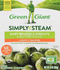 Find bath products, toy & playroom products. Green Giant Simply Steam Baby Brussels Sprouts Butter Sauce 10 Oz Box Walmart Com Walmart Com